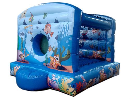 Piscina de Bolinha Inflável fundo do mar